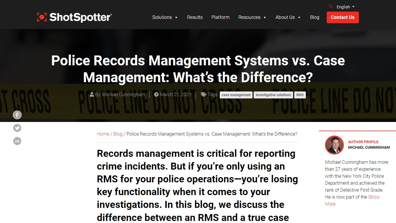 Police Records Management Systems vs. Case Management: What’s the ...